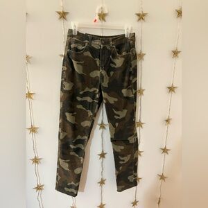 American Eagle Camo mom jeans